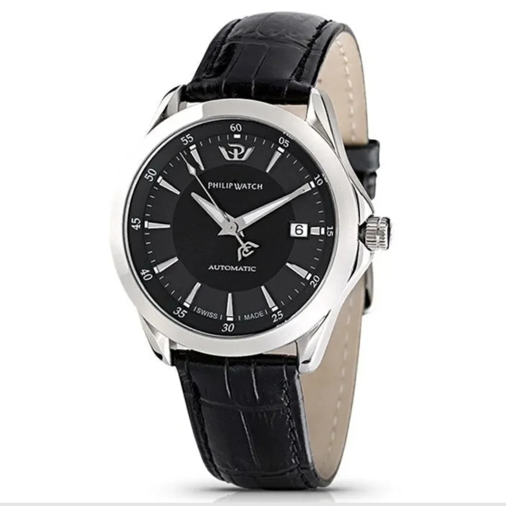 Philip Watch Men's Black Swiss Made Watch